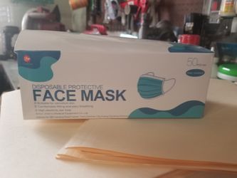 Disposable Protective Face Mask 50 pack