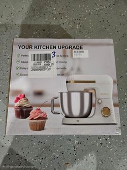 Bluebow 6.5 Qt. White Stand Mixer