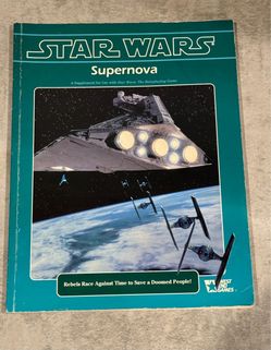 Star Wars Roleplaying Game - Supernova Module West End Games 40066 (Soft, 1993)