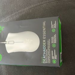 Razer DeathAdder Essential White Edition – Ergonomic Wired Gaming Mouse (Brand New)