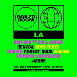 4 Sunday LA Boiler Room Tickets 