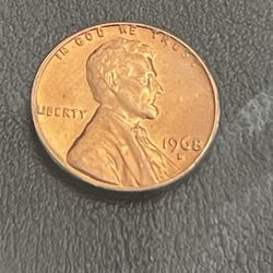 1968 Lincoln Memorial Penny 