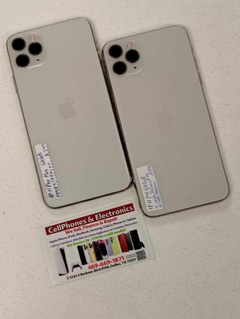 iPhone 11 Pro Max 64GB T Mobile Metro On Special Cash Deal $259
