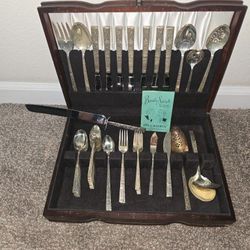 72 Rogers Plated Silverware Set