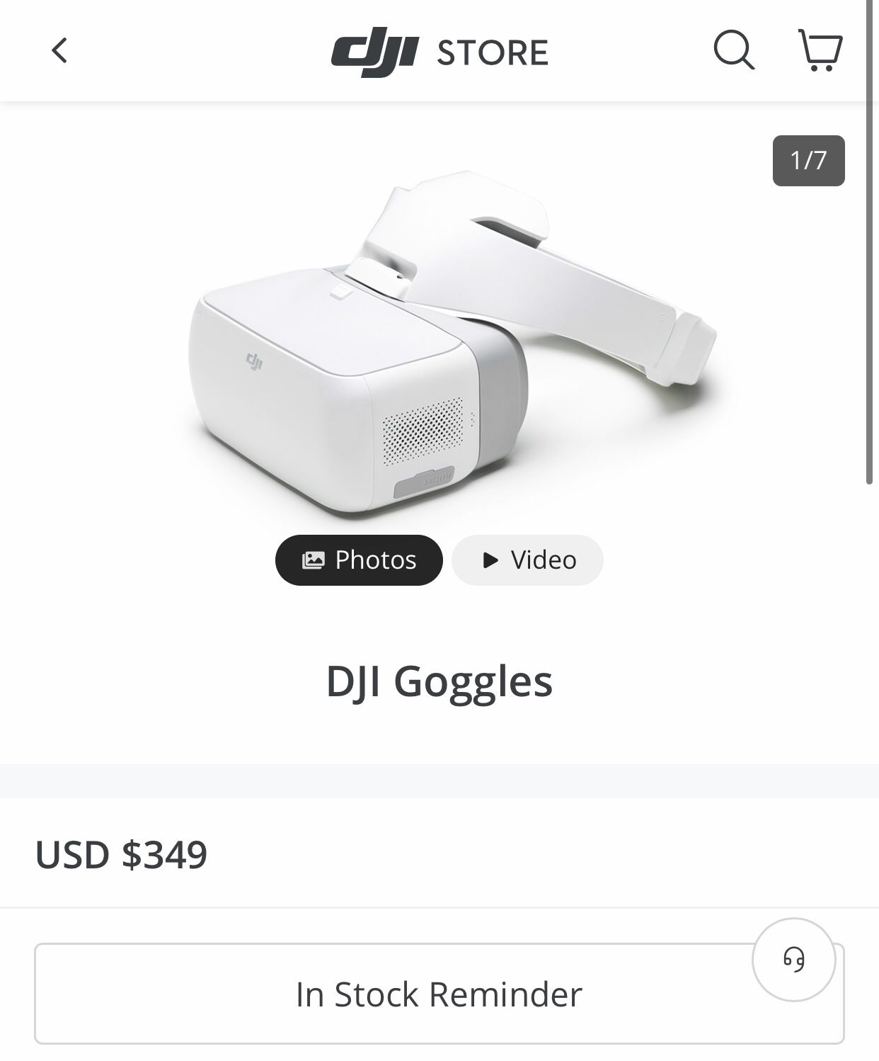 DJI Goggles with Case