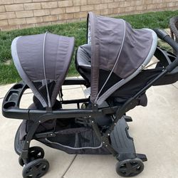 Graco Ready2Grow Click Connect LX Dual Baby Stroller