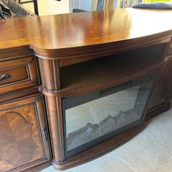 Fire Place TV Stand