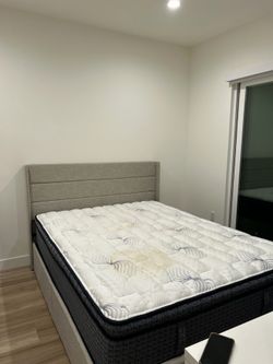JUST THE FRAME - NEED TO SELL TODAY Queen bed frame with storage