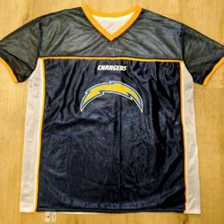 LOS ANGELES CHARGERS NFL Reversible Promotional Flag Football Jersey!!! Rare! Don't Miss Out! ⚡🏈🏆💙💛🤍😍
