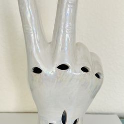 Iridescent Hand Cone Incense Burner ✨ Unique Decor Piece