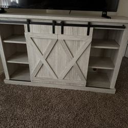 Lorraine TV Stand with Sliding Barn Doors