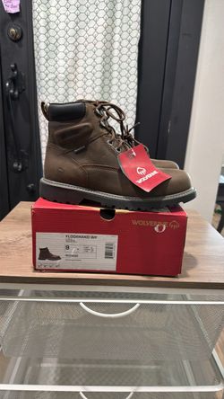 Wolverine Floorhand WP Steel Toe Work Boots Size 9