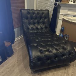 Custom Reupholstered Faux Python Chaise Lounge (chase) 