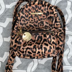 Steve Madden Mini Leopard Backpack