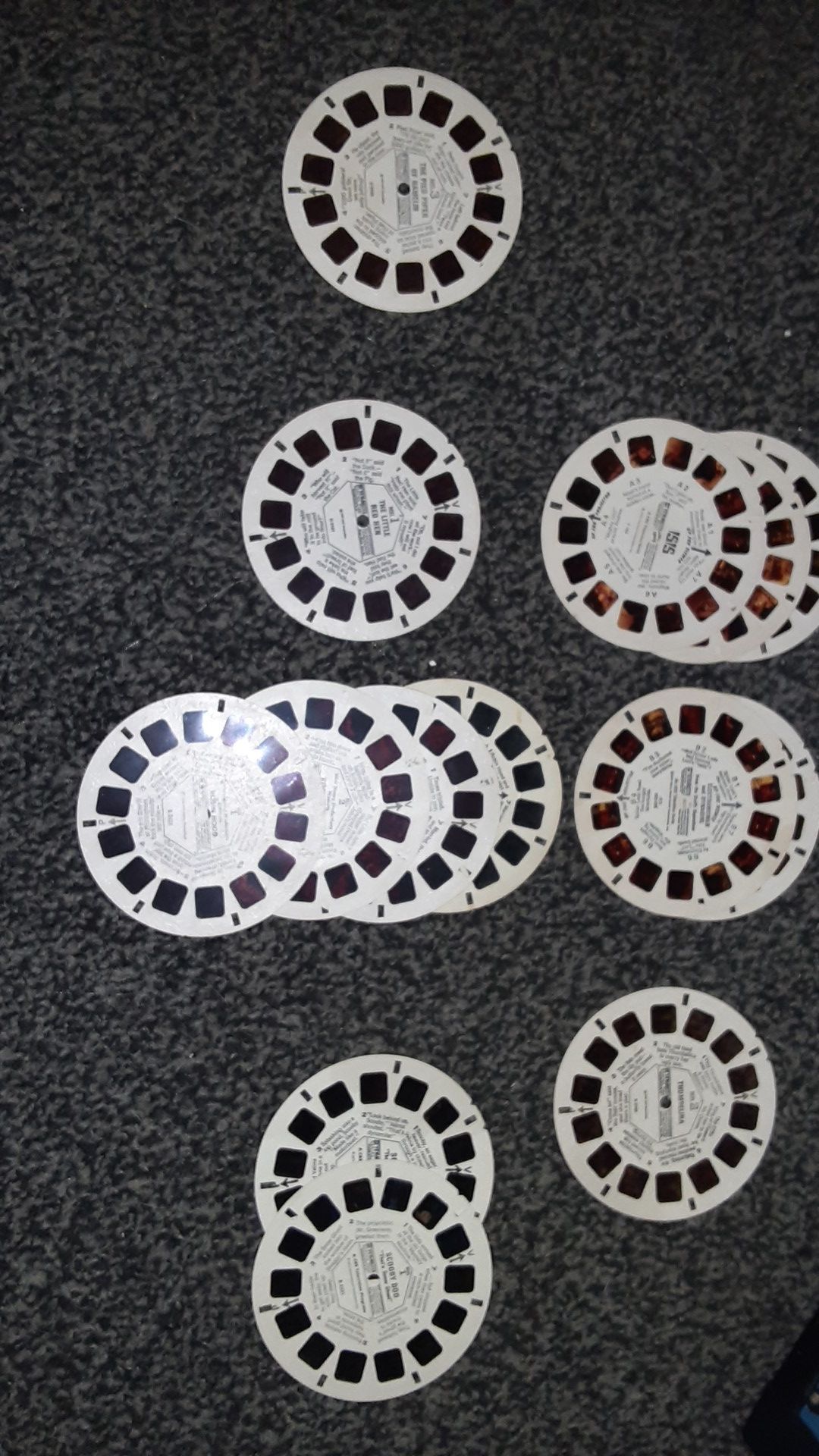 14 View master reels 1953-1973 some disney