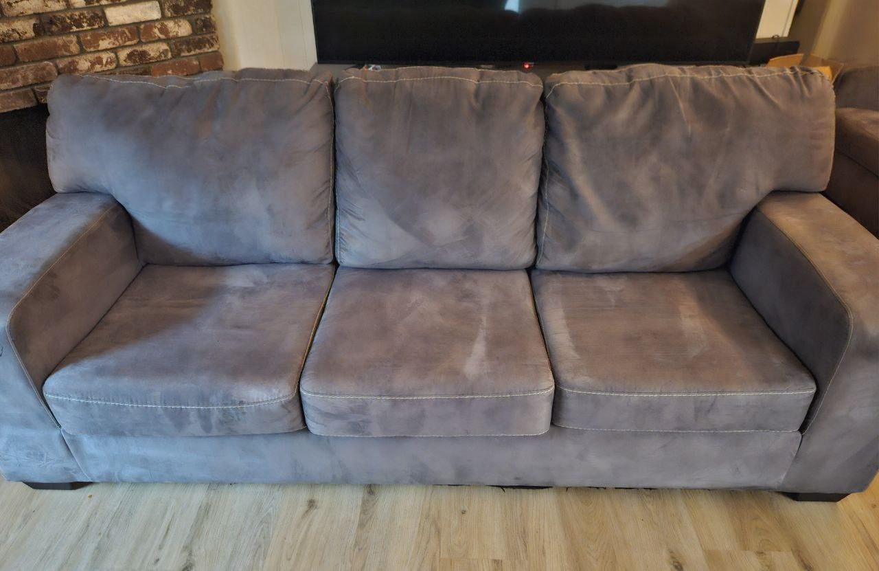gray sofas 