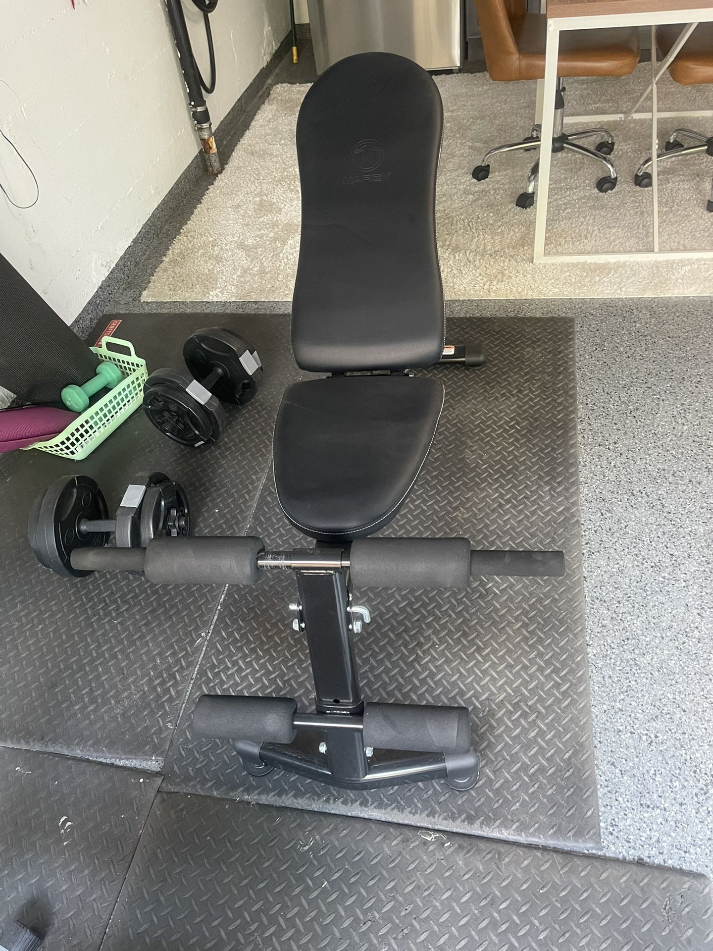 Exercise Weight Bench, Elliptical, Mats, Weights, Yoga Mat, Exercise Bands- Take All $100