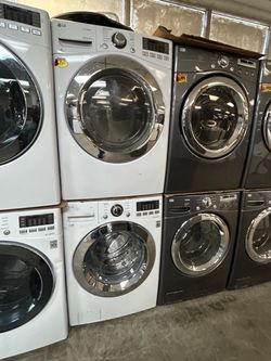 Washer and dryer lg