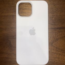 White Apple Case For IPhone 12 Pro Max 