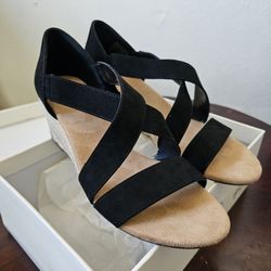 Style & Co Black Wedge Heels