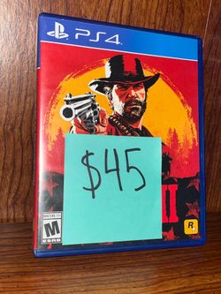 PlayStation Video Game PS4 PS5 For Sale red dead redemption two