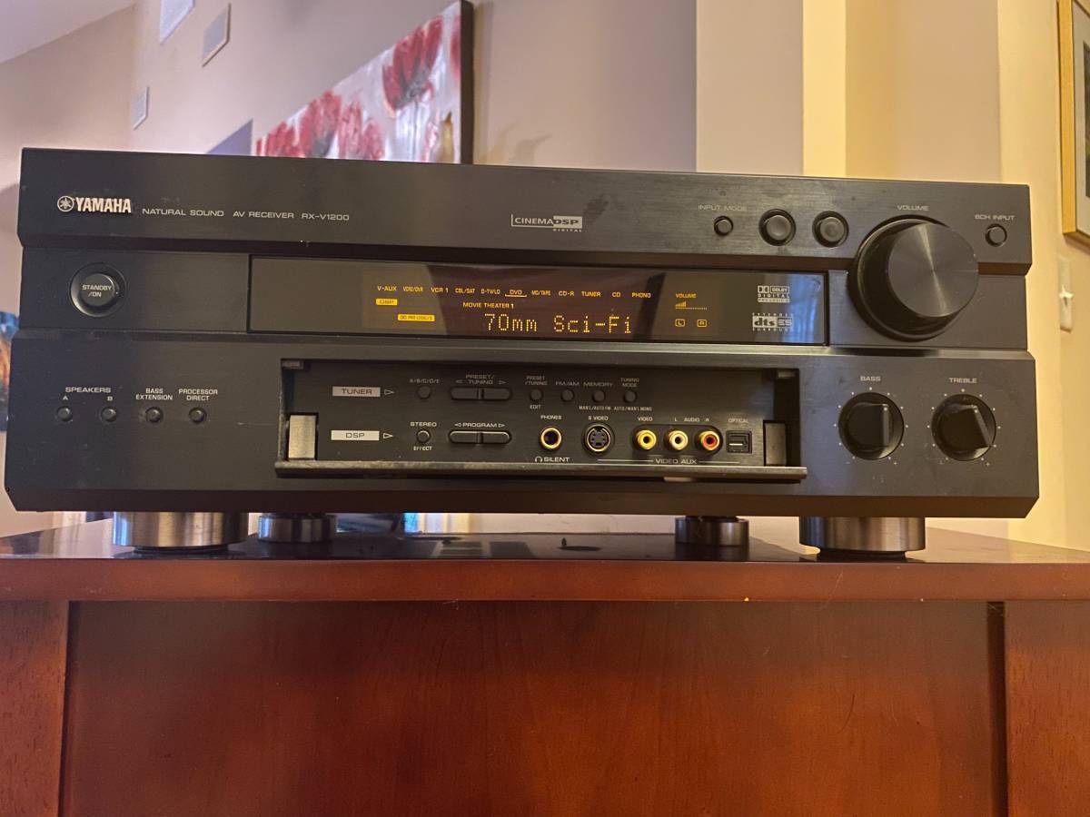 πΆ Yamaha RX-V1200 AV Receiver β Audiophile Powerhouse w/ Remote πΆ