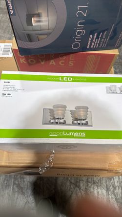 Good Lumens 2-Light LED Bath Vanity Light