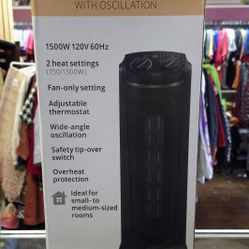 Portable Tower Electric Space Heater