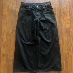 DISCONTD black selvedge denim