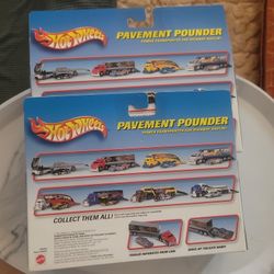Hot WHEELS Pavement MOVERS and Steel Power Lot + Bonus Fastbed HAULER