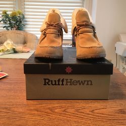 Women RuffHewn Suede/leather Booties (new)NOT SOLD Mark In Error 