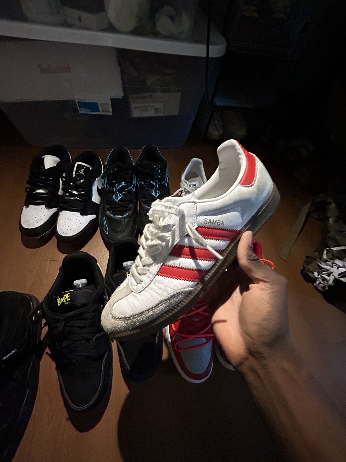 Red Adidas Samba