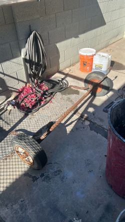 Small trailer axel