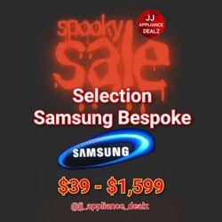 💥Selection Samsung Bespoke refrigerator microwave  range hood washer dryer