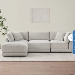DAYNA 4 PIECES FABRIC MODULAR SECTIONAL
