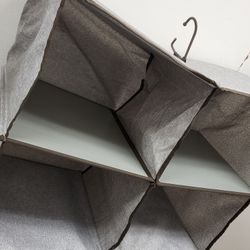 Hanging Closet Organizer With Hang Bar