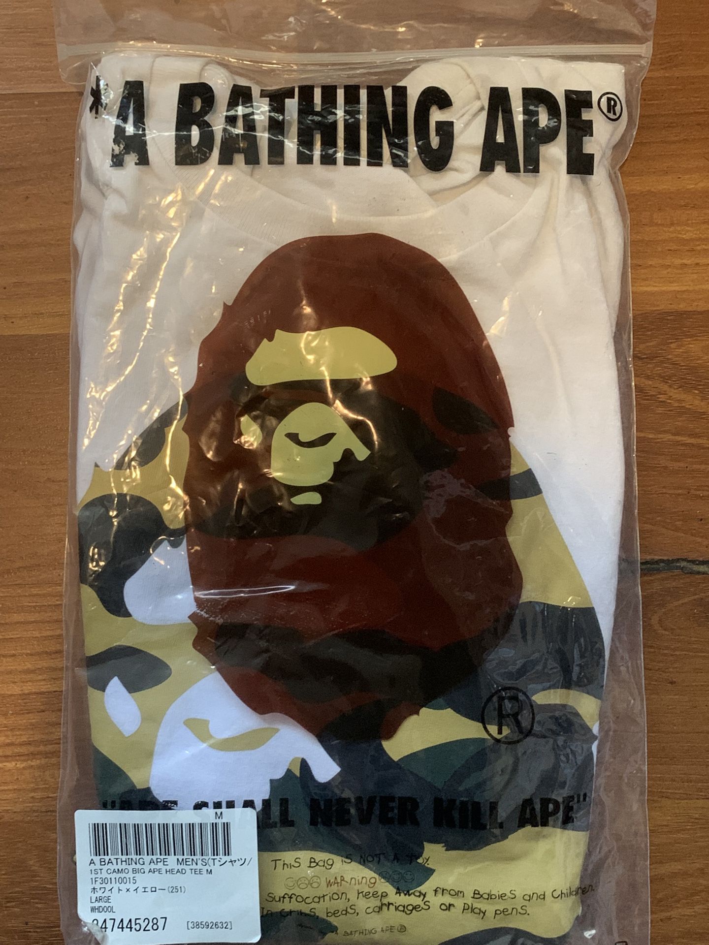 Bape Ape Head Camo Tee