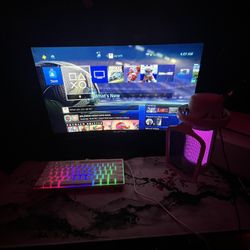 MICROPHONE, MONITOR, KEYBOARD 