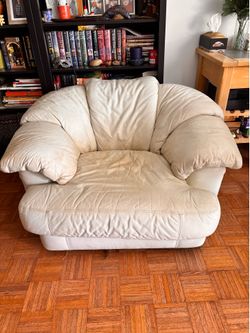 Leather Chair & Love Seat