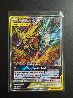 Moltres & Zapdos & Articuno GX SM210 TAG TEAM Full Art Holo Promo
