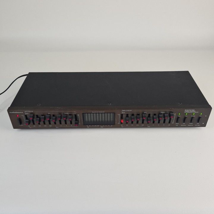 Audiosource Model EQ Eight Series II Ten band Graphic Equalizer Tested