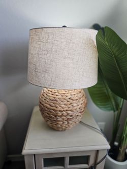 Table lamps - rattan