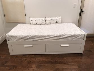 BRIMNES Daybed frame with 2 drawers, white, Twin - IKEA