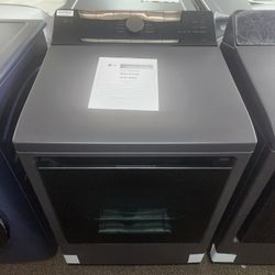 7.3 cu. ft. Vented SMART Electric Drver in Matte Black with Easyload Door and Sensor Dry Techhology