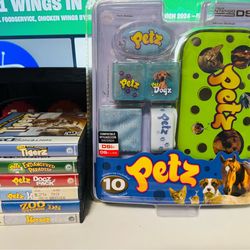 Nintendo DS petz games & case