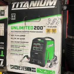 Titanium UNLIMITED 200 Multi-Process Inverter Power Source 