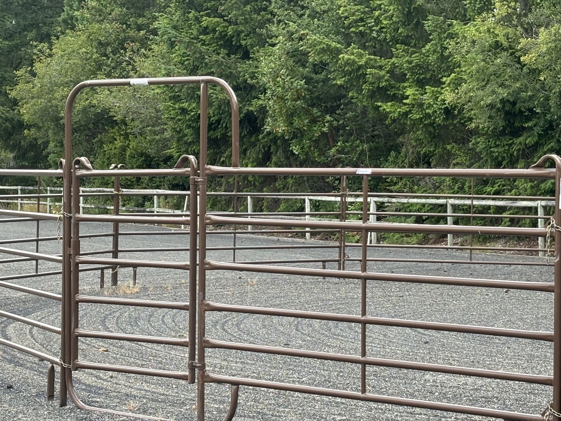 12 Twelve Foot Panels With One Walk Through Gate  Is A Gate 