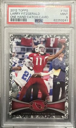 2012 TOPPS FOOTBALL Larry Fitzgerald Camo /399 PSA 9 *POP 1*