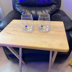 Two Rae Dunn glasses