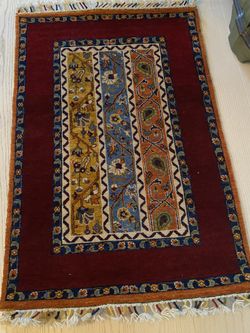 SUPER FINE VEG DYE HAND MADE QASHQAI YALAMEH GABEHH 2.9x4RUG